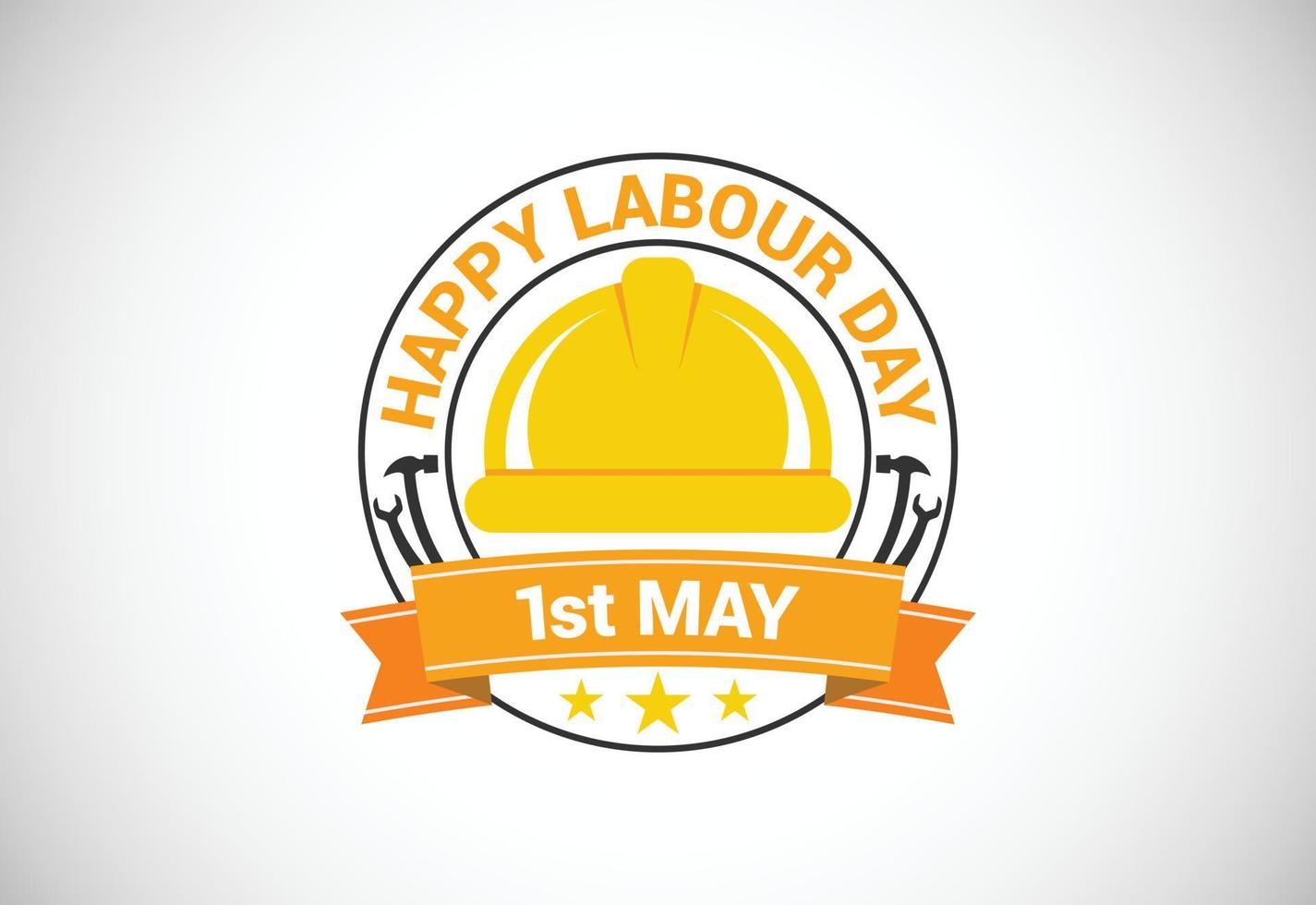 Happy Labour Day 2022 Vector. 1st May International Labour Day. Worker's Day Vector Art