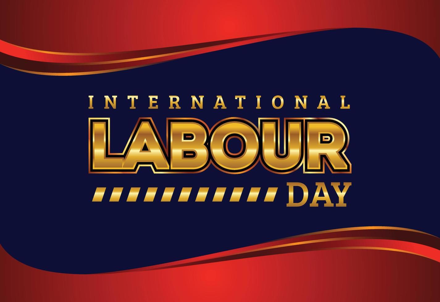 Happy Labour Day 2022 Vector. 1st May International Labour Day. Worker's Day Vector Art