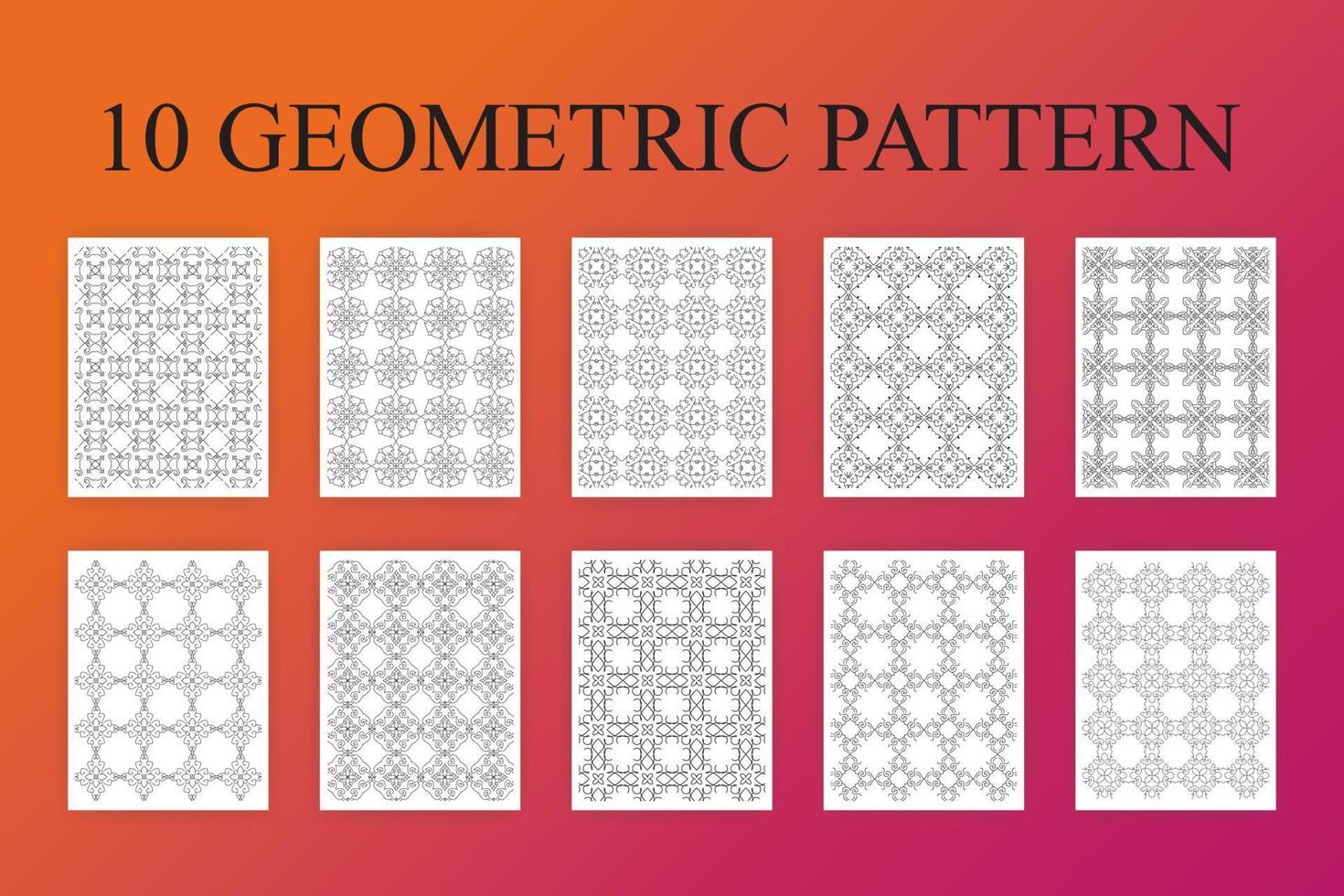 KDP Interior Seamless Geometric Pattern vector