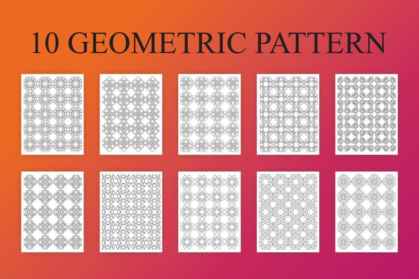 papel digital patrón geométrico vector