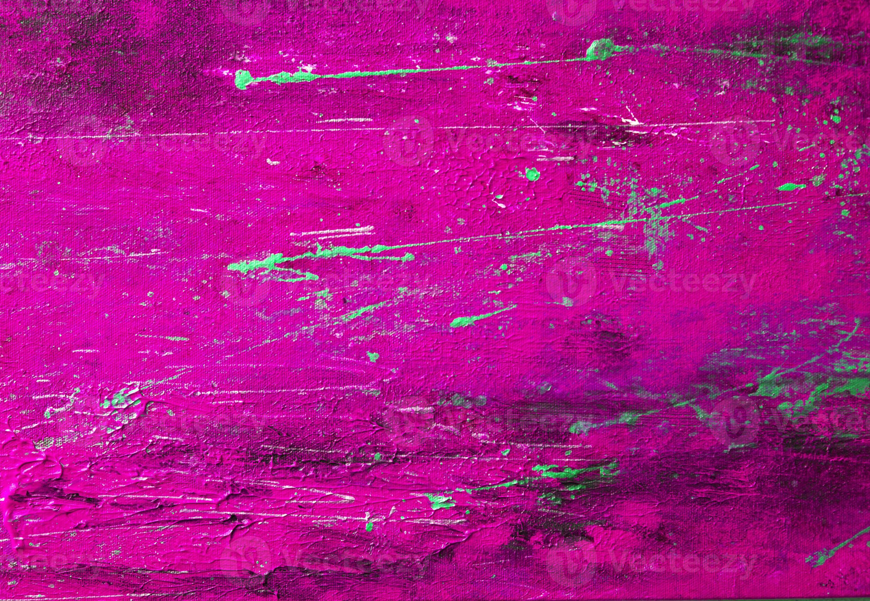 Luxury abstract art painting background ultraviolet pink and green