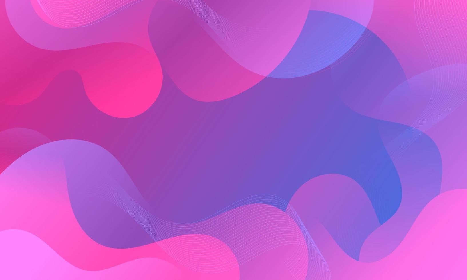 Abstract Purple Fluid Wave Background vector