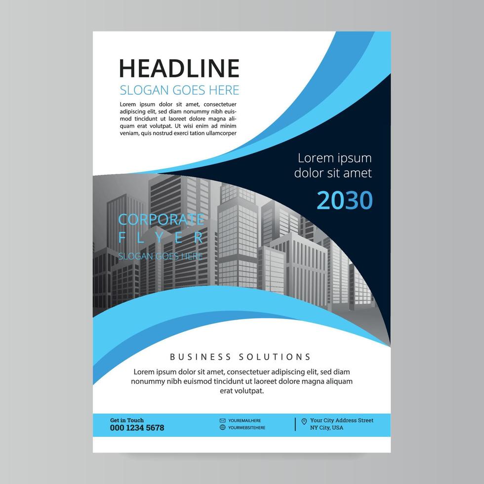 Modern Red gradient business annual report brochure flyer design template vector