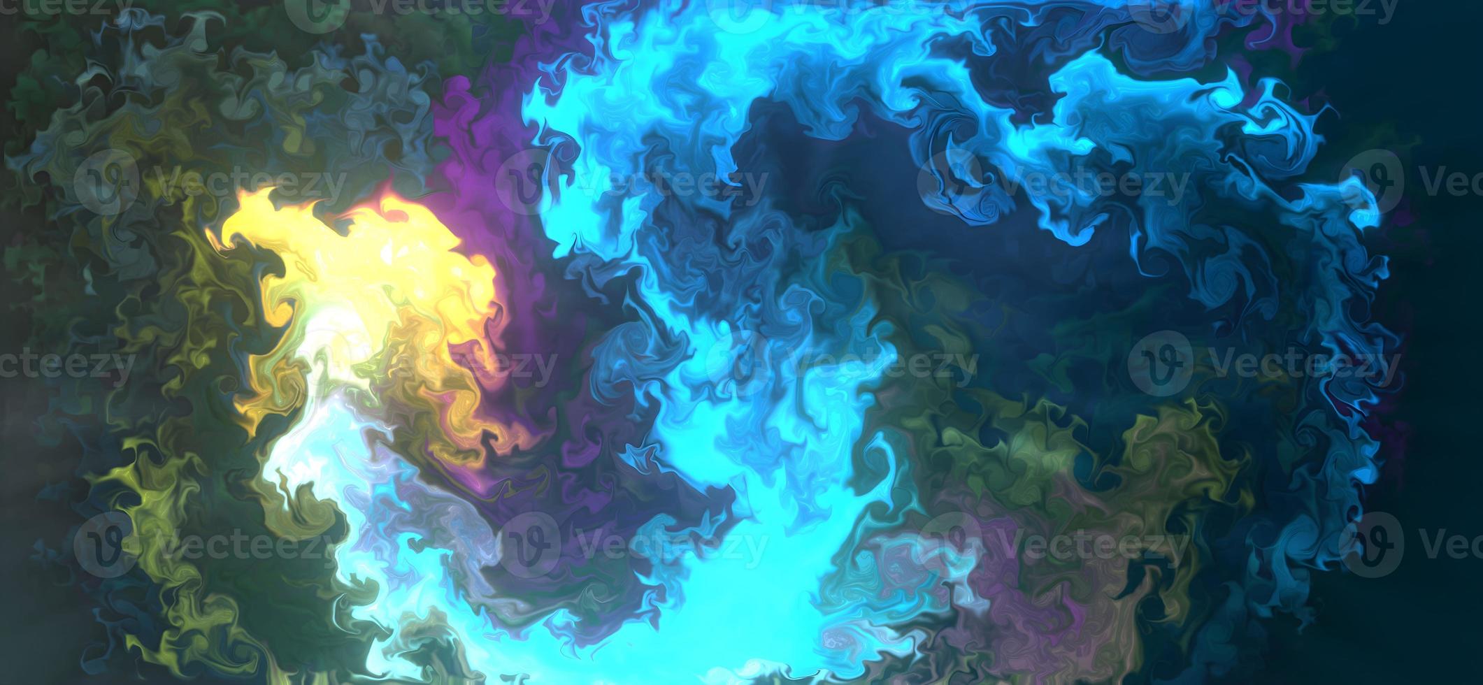 Fluid Art. Abstract colorful background, wallpaper, texture. abstract colored dust explosion background. Mixing paints. Modern art. Marble texture photo