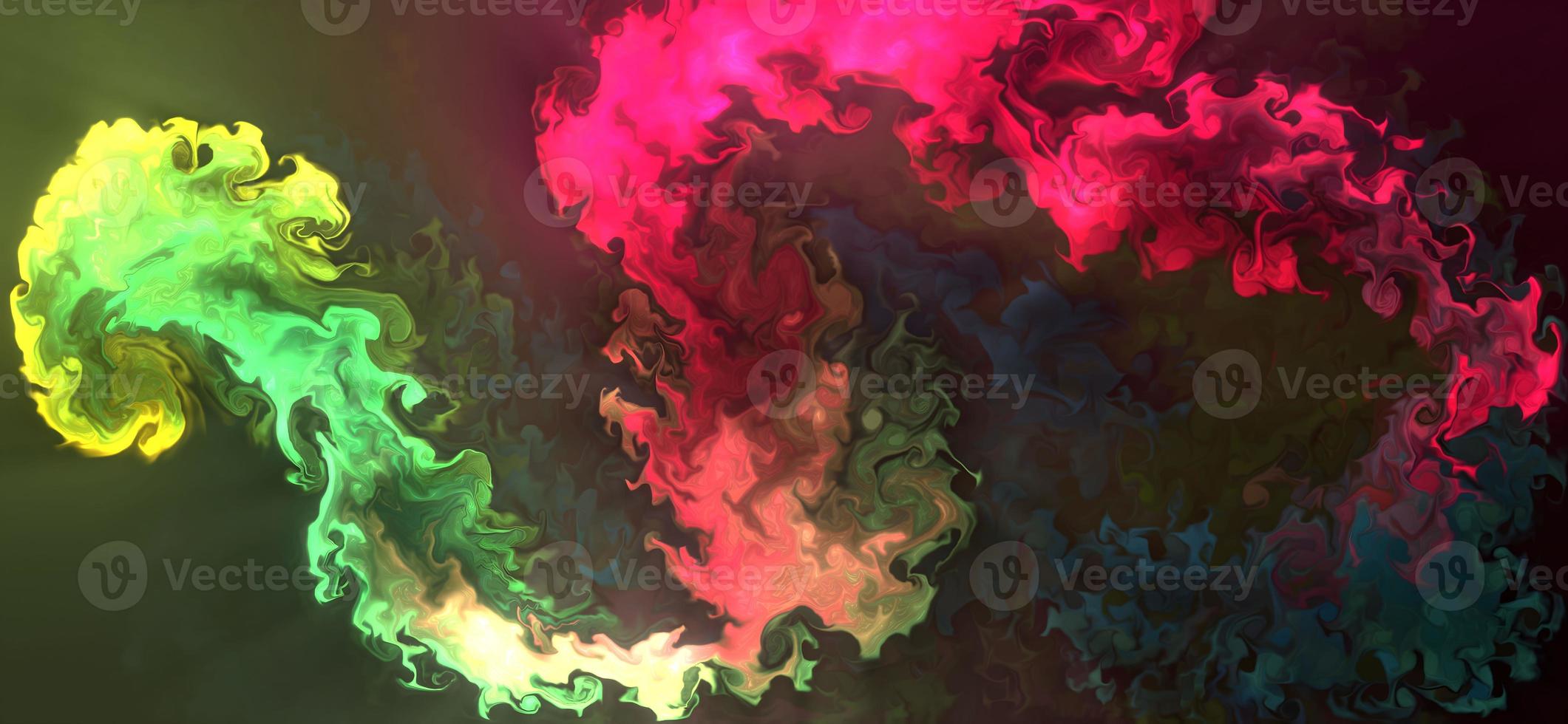 Fluid Art. Abstract colorful background, wallpaper, texture. abstract colored dust explosion background. Mixing paints. Modern art. Marble texture photo