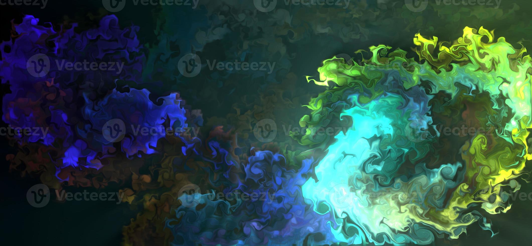 Fluid Art. Abstract colorful background, wallpaper, texture. abstract colored dust explosion background. Mixing paints. Modern art. Marble texture photo