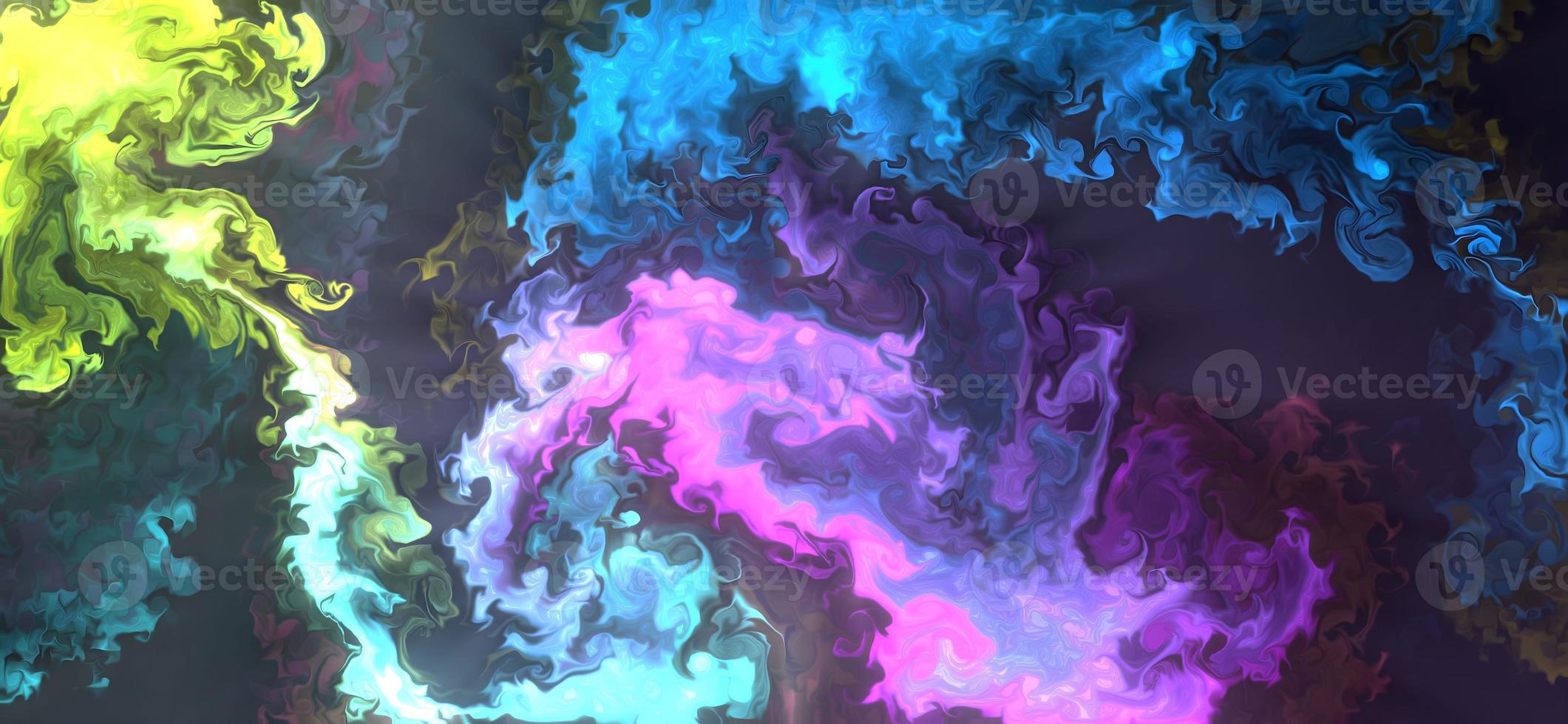 Fluid Art. Abstract colorful background, wallpaper, texture. abstract colored dust explosion background. Mixing paints. Modern art. Marble texture photo