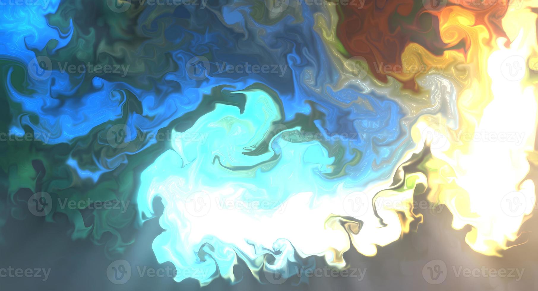 Natural luxury abstract fluid art painting in alcohol ink technique. Tender and dreamy wallpaper. Mixture of colors creating transparent waves and golden swirls. For posters, other printed materials photo