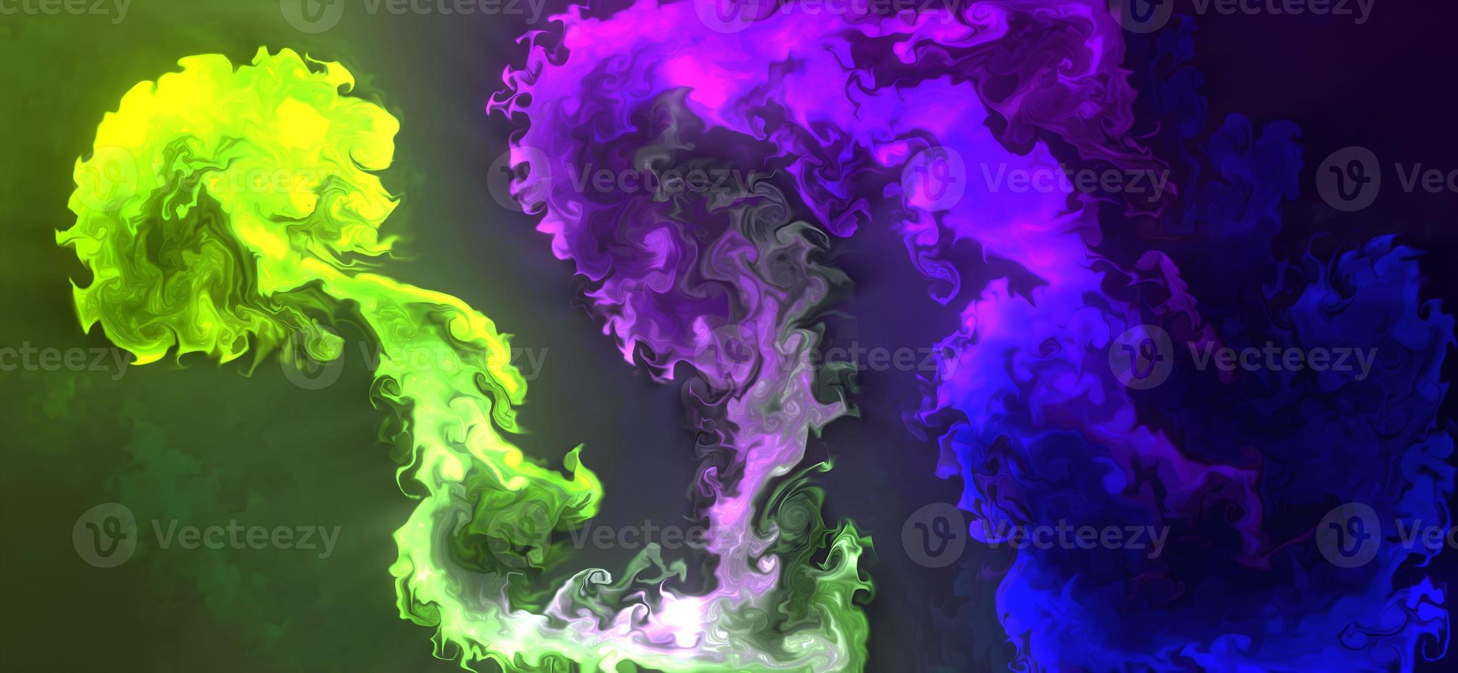 Fluid Art. Abstract colorful background, wallpaper, texture. abstract colored dust explosion background. Mixing paints. Modern art. Marble texture photo
