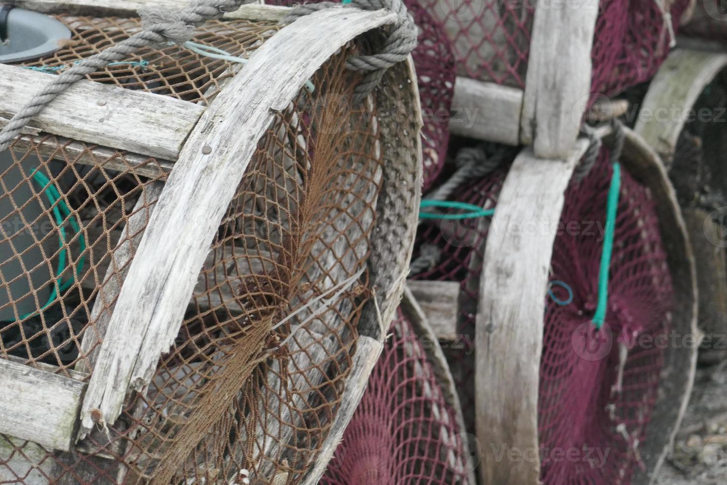 Brown and Maroon Fish Traps photo