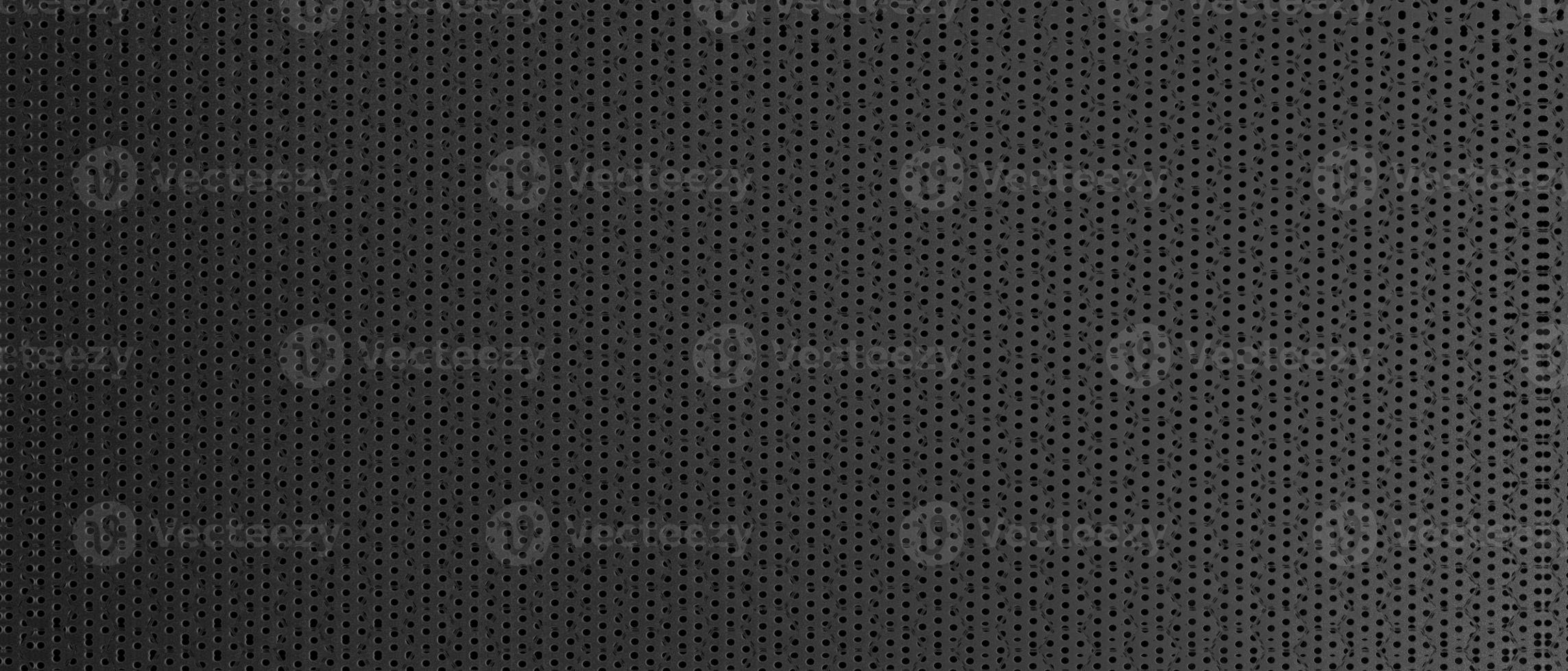 black metal grid seamless dot pattern. circle mesh pattern background texture photo