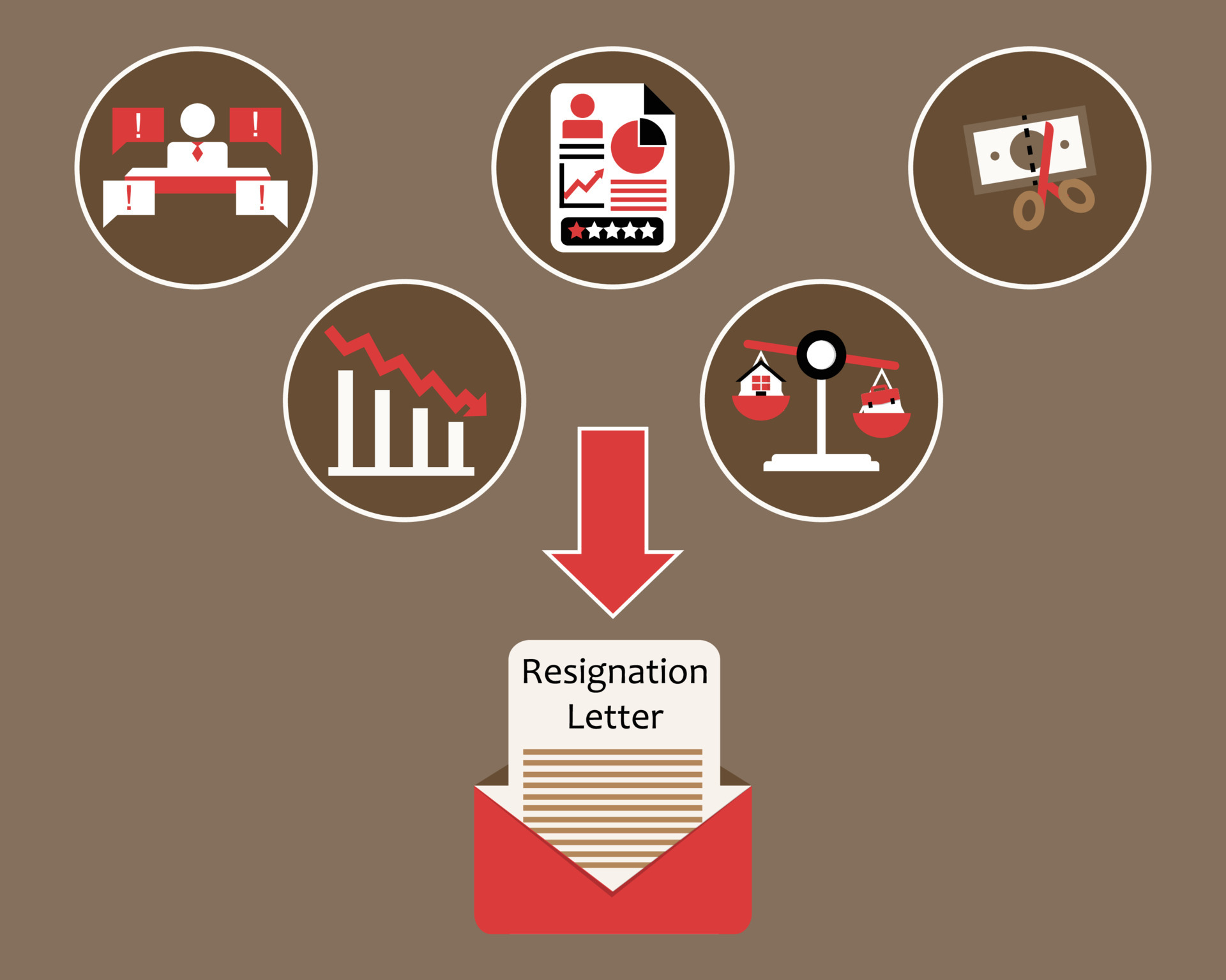 many reasons to resign vector 6640405 Vector Art at Vecteezy