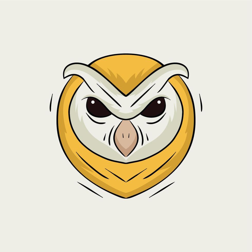The owls head logo is perfect for esports gaming teams Premium Vector