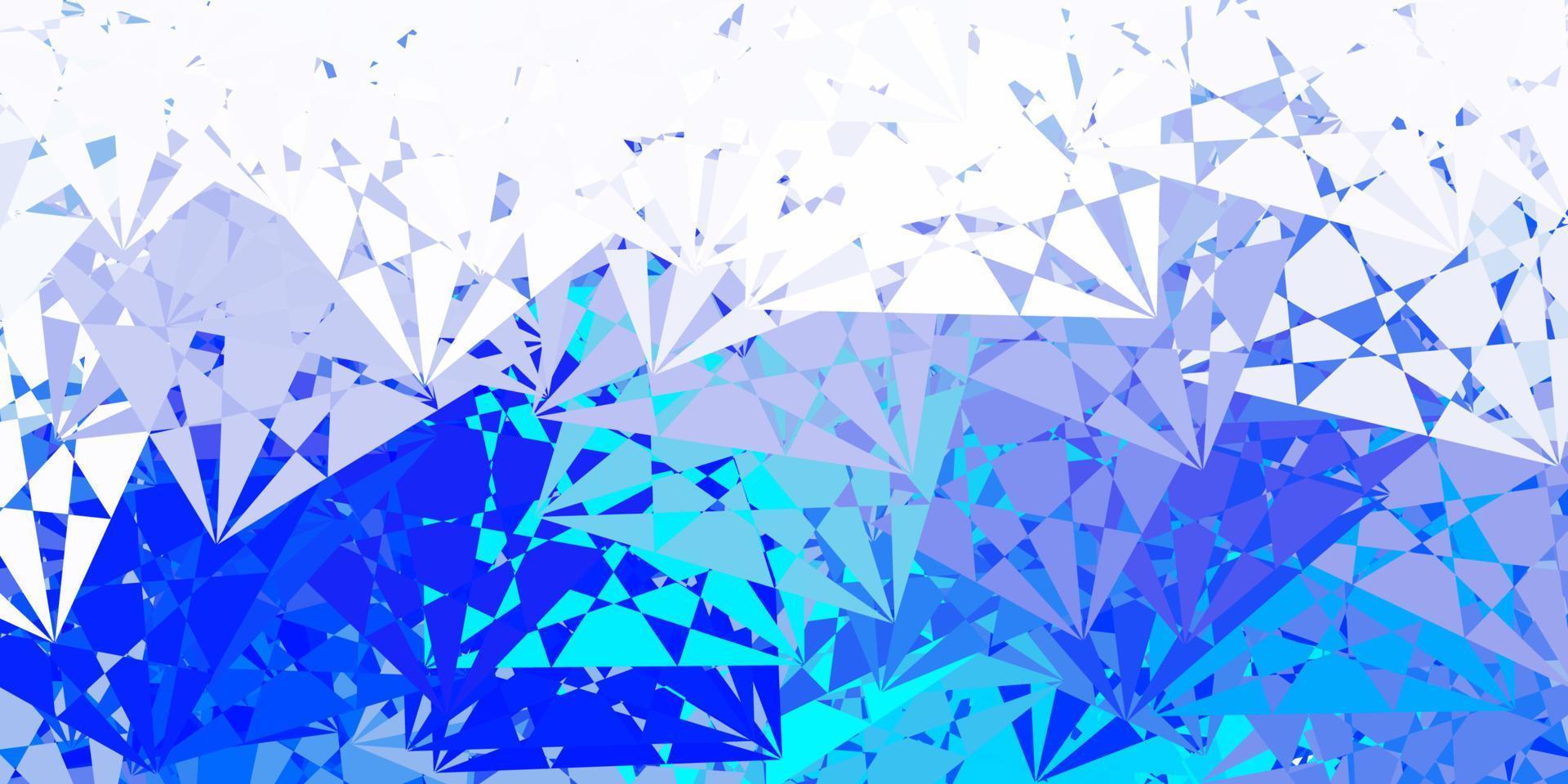 Light BLUE vector texture with random triangles.