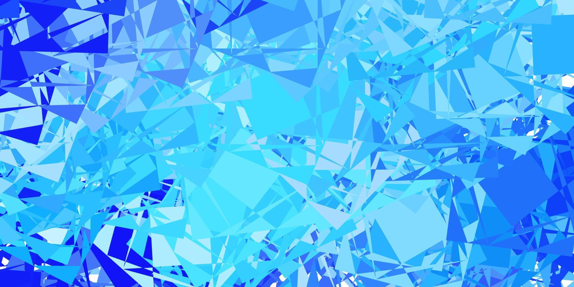 Light BLUE vector background with random forms.