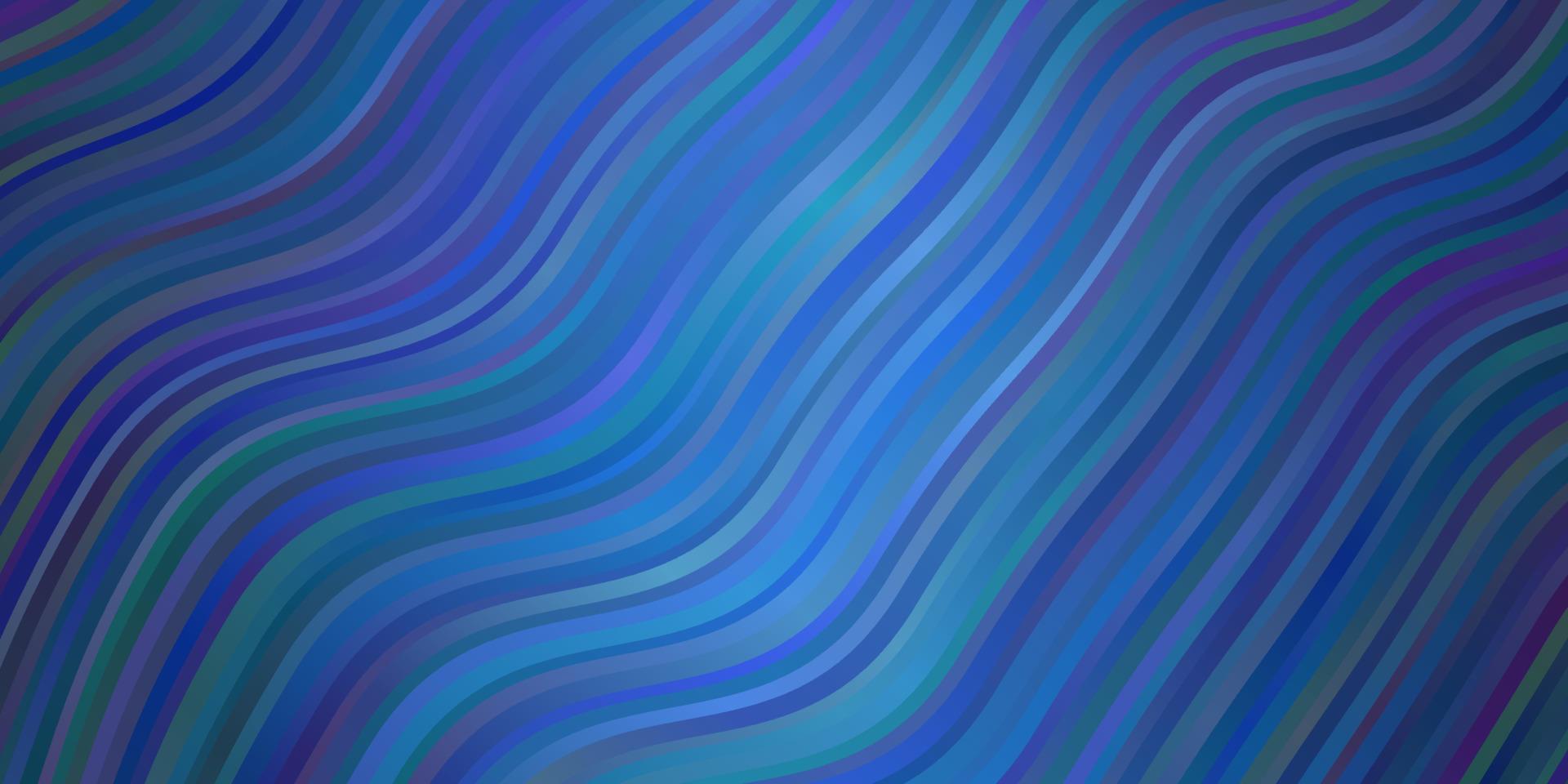 Light BLUE vector background with curves.