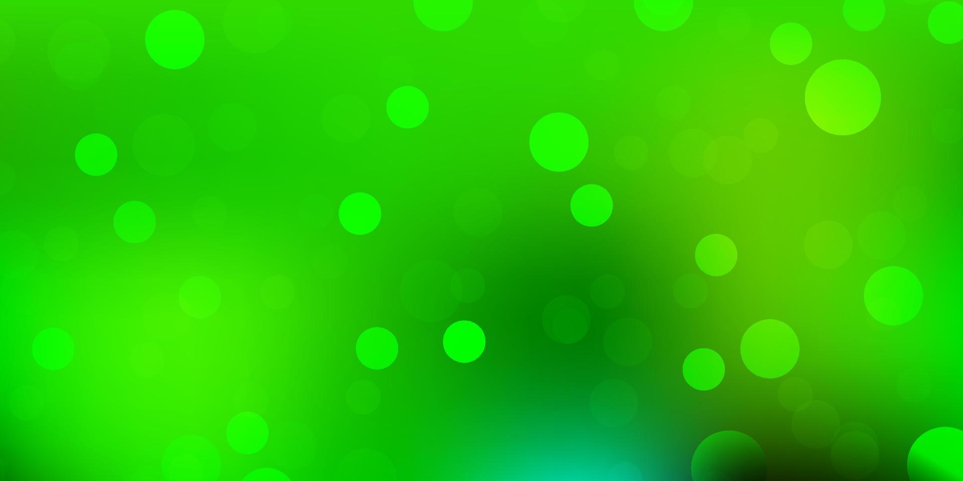 Fondo de vector verde claro, amarillo con puntos.