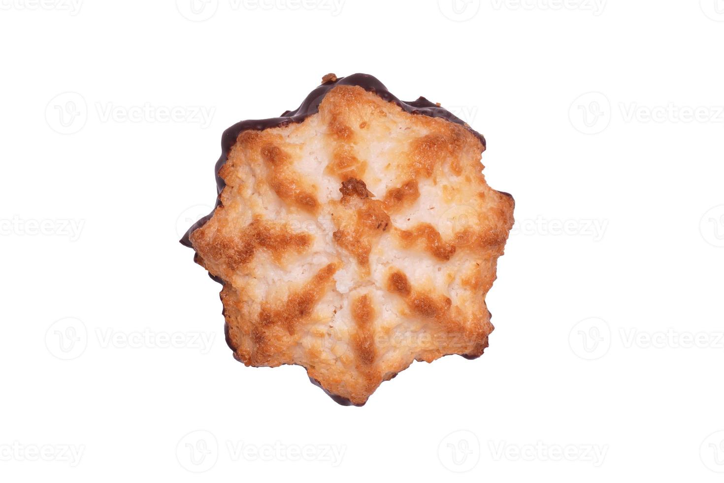 Coconut macaroon german christmas cookie photo