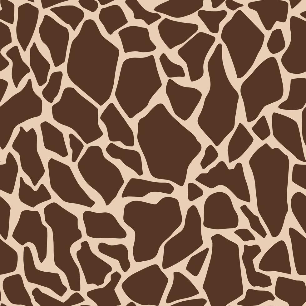 Vector giraffe print seamless pattern. Trendy color illustration for wallpaper, fabric, textile, background