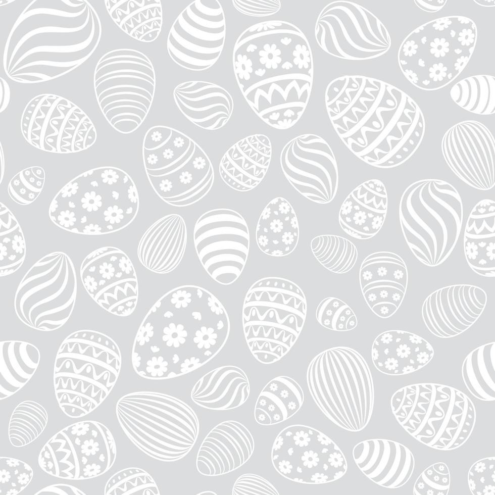 Easter egg seamless pattern. Spring holiday background for printing on fabric, paper for scrapbooking, gift wrap and wallpapers. vector