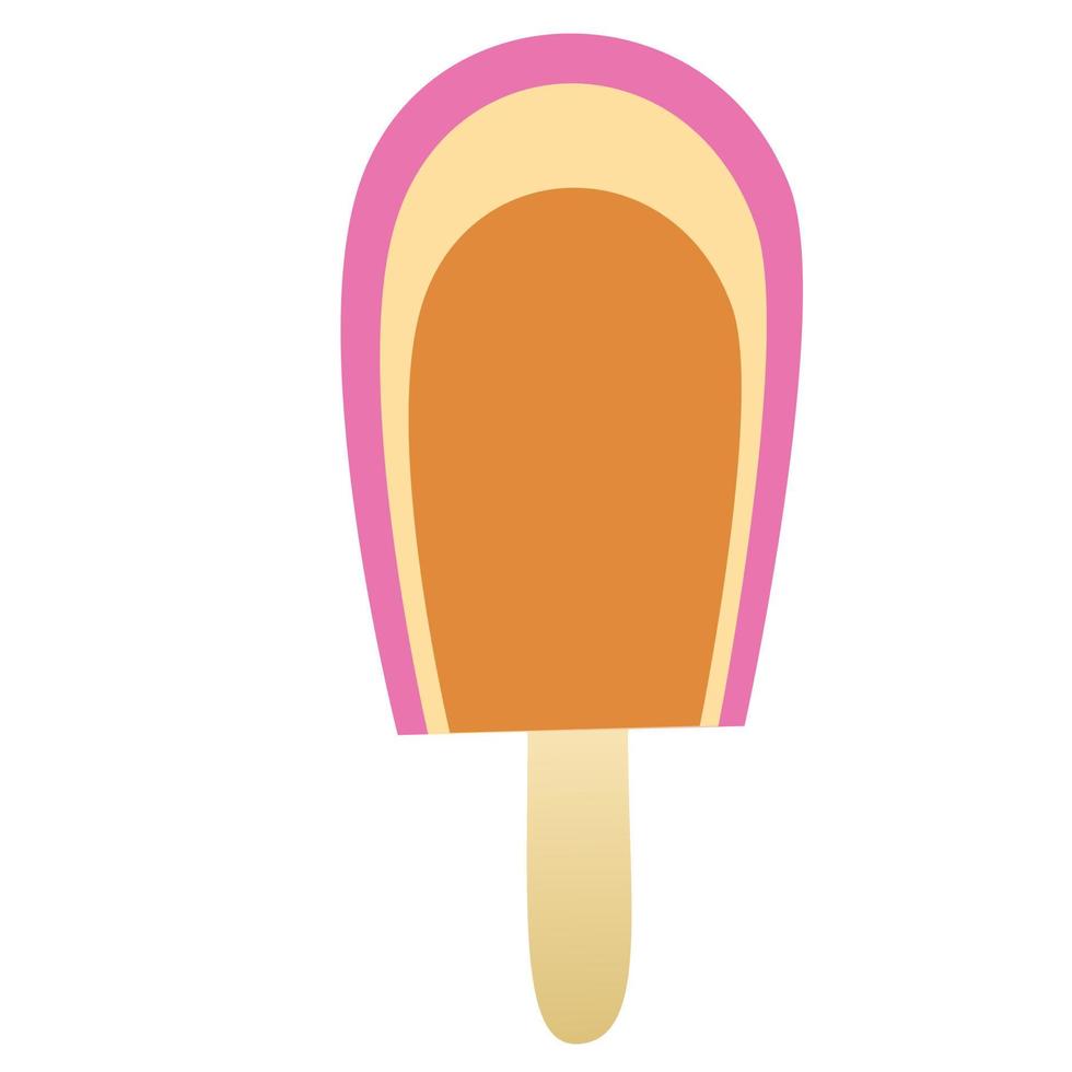 Ice cream illustration. vector