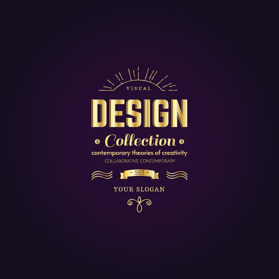 New Premium Luxury Logo template Design in vector for Real estate, building, Restaurant, Royalty, Boutique, Cafe, Hotel, Heraldic, Jewelry, Fashion and other vector illustration