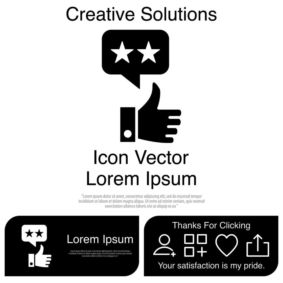 Star Rating Icon Vector EPS 10