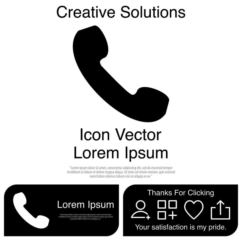 icono de teléfono eps vectoriales 10 vector