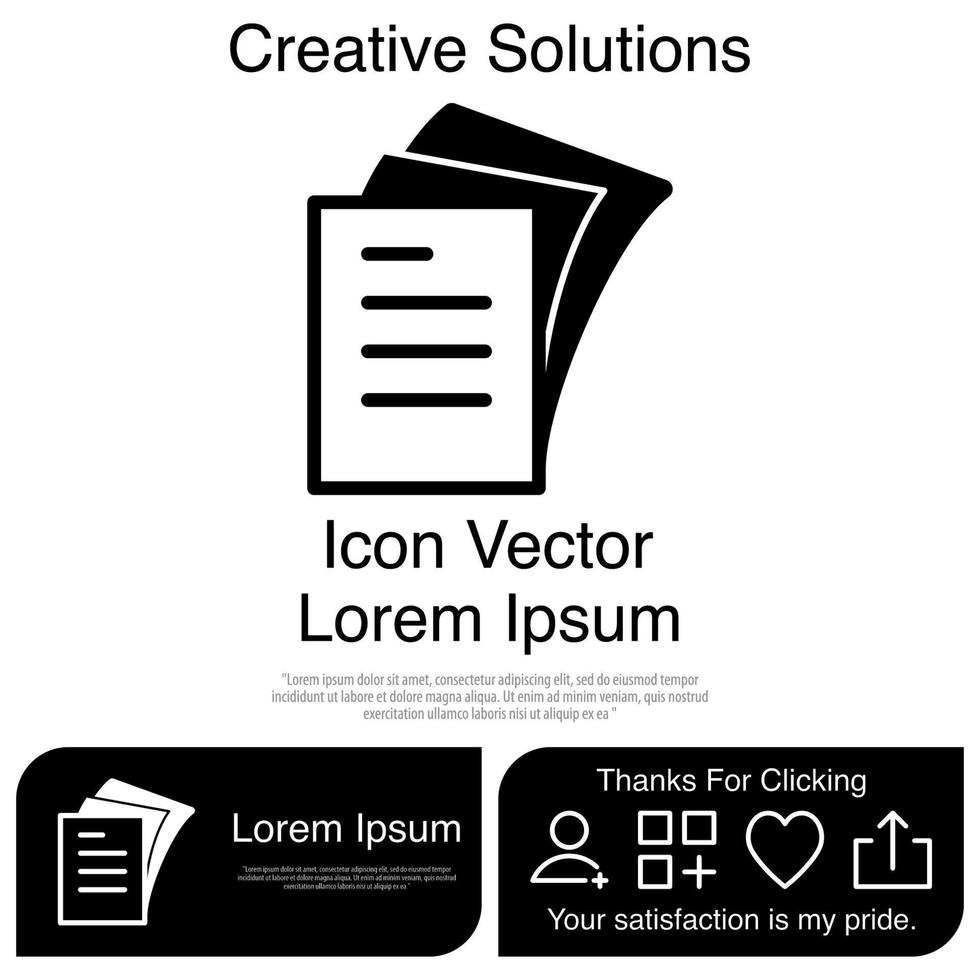 papel, icono, vector, eps, 10 vector