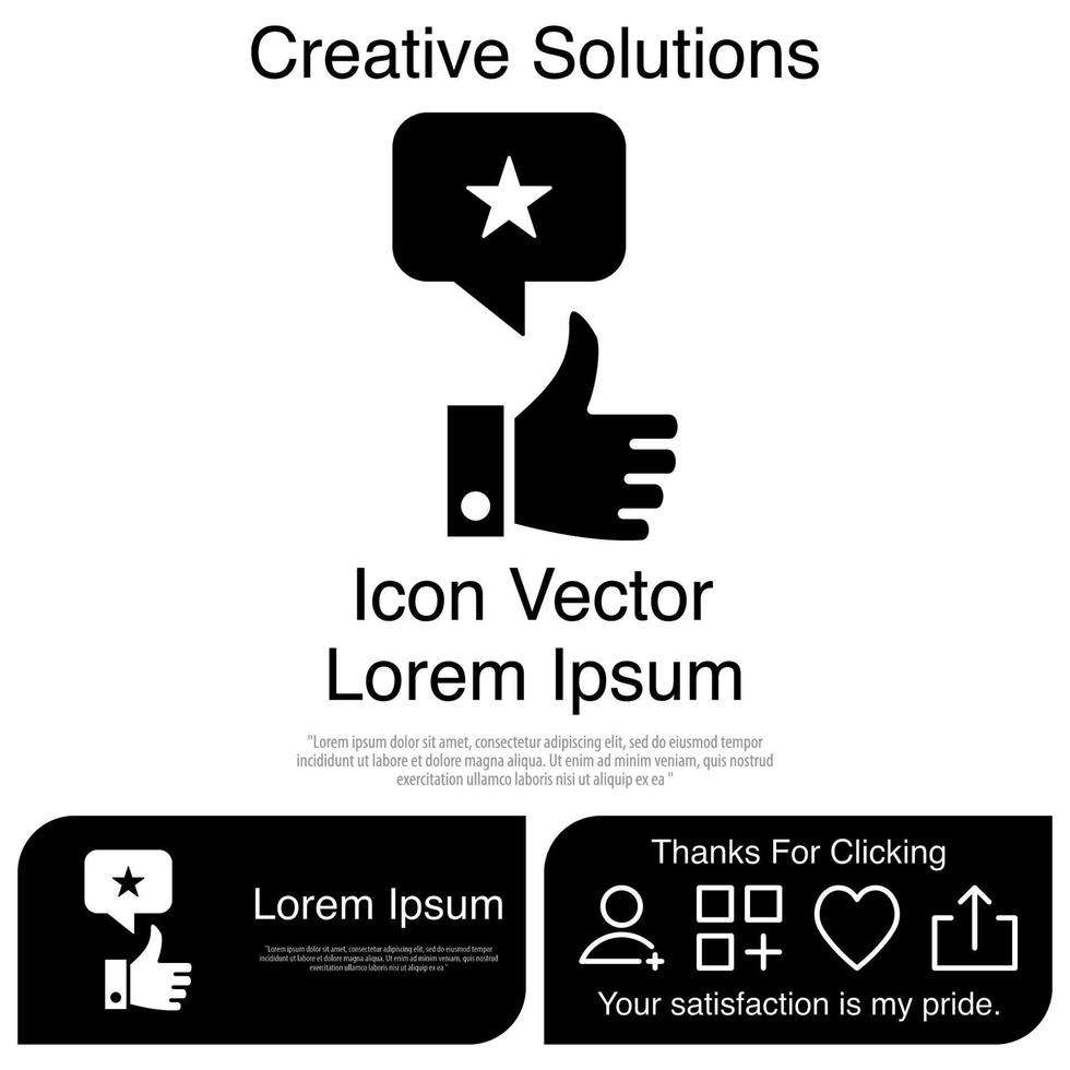 Star Rating Icon Vector EPS 10