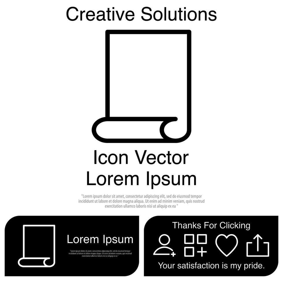 papel, icono, vector, eps, 10 vector