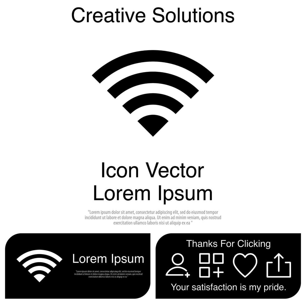 Wifi Icon Vector EPS 10