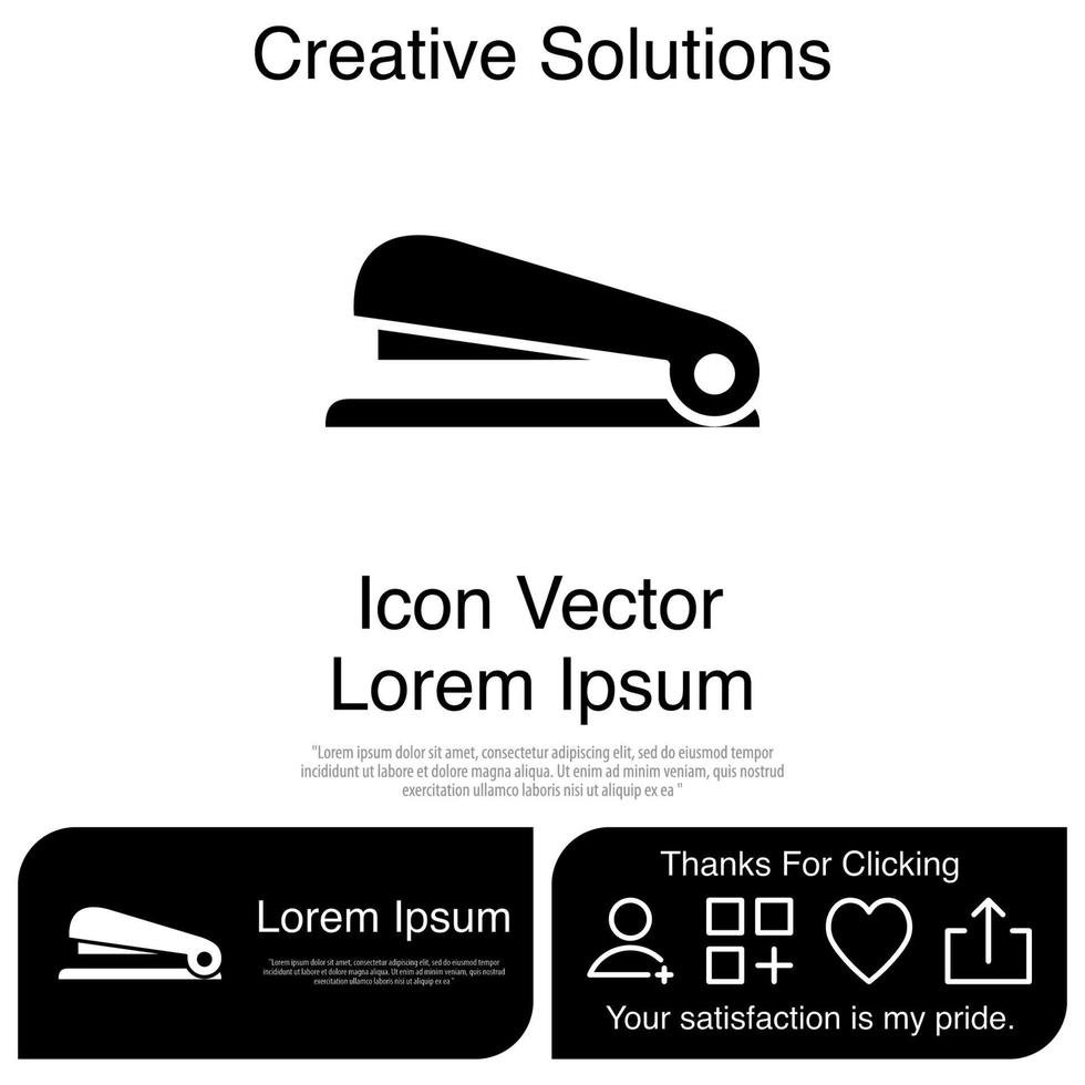 Stapler Icon Vector EPS 10
