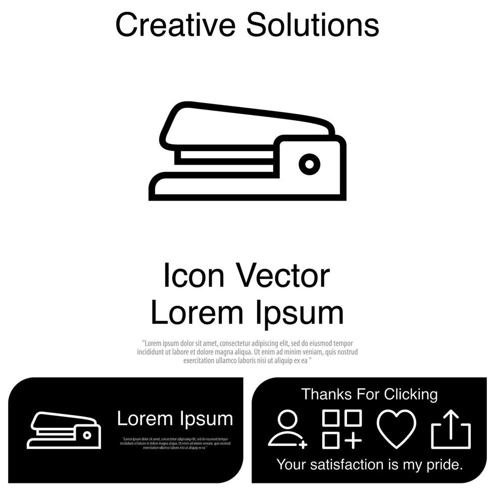 Stapler Icon Vector EPS 10