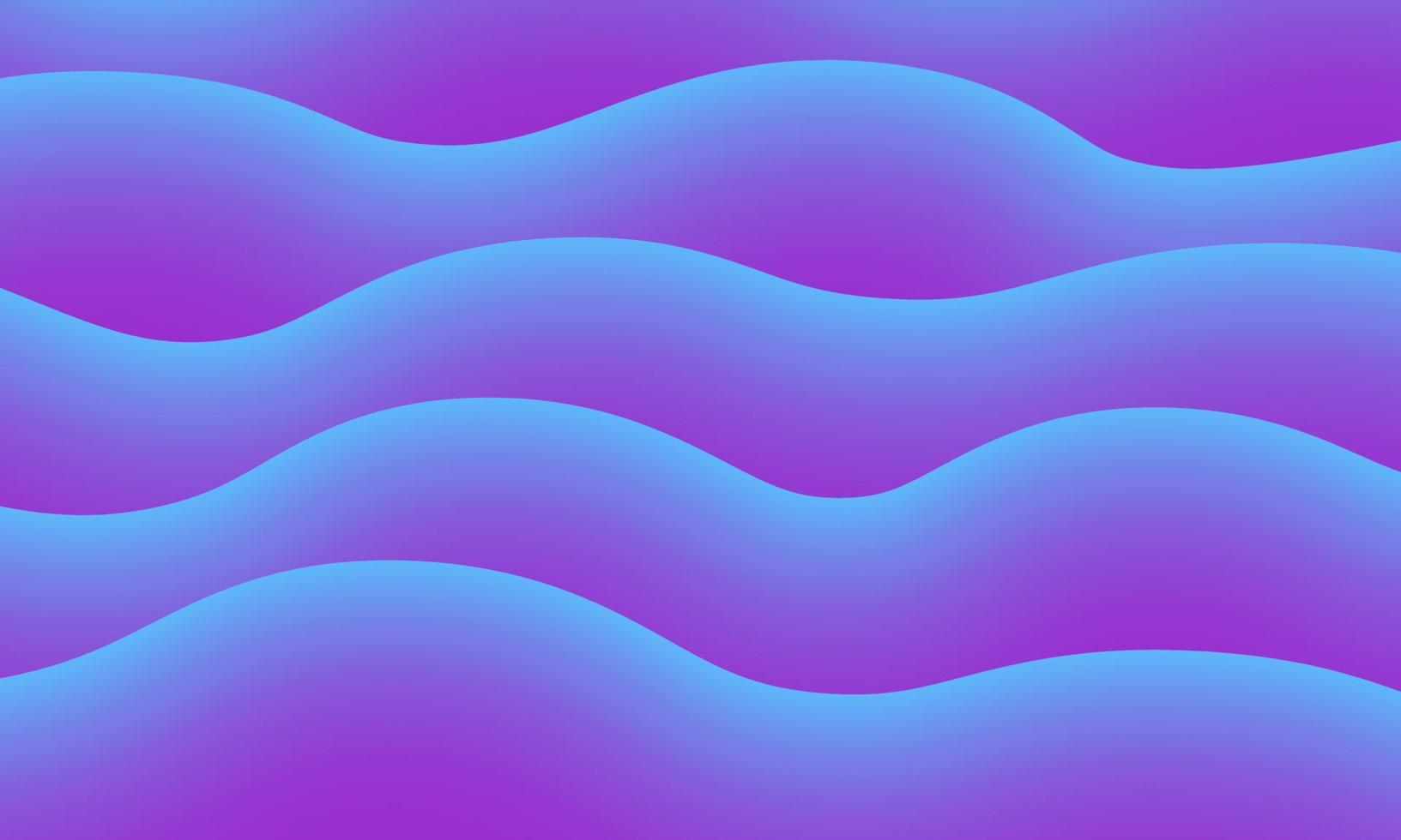 Abstract blue and purple wave fluid background. vector