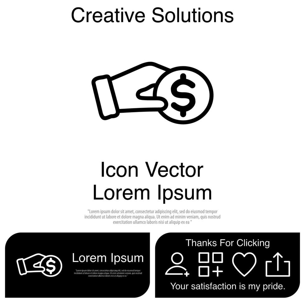 Pay Icon Vector EPS 10