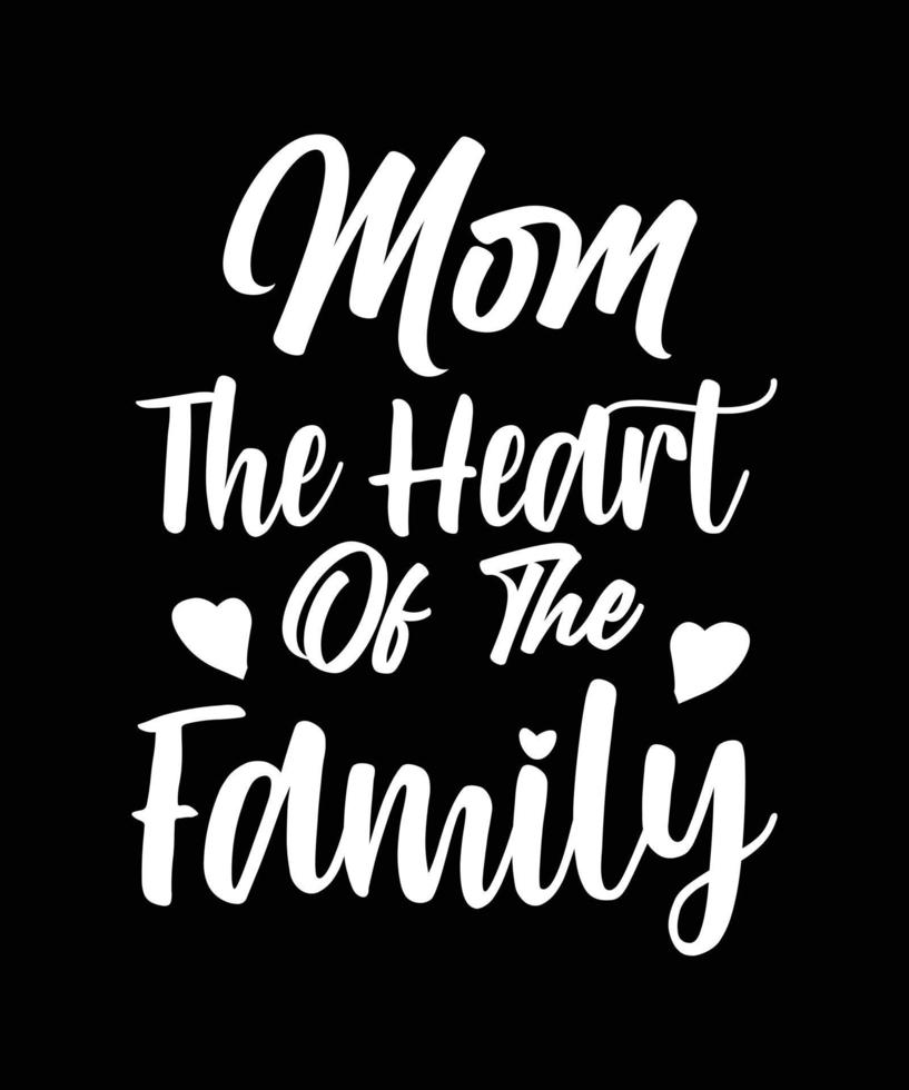 HAPPY MOTHER'S DAY TYPOGRAPHY T-SHIRT DESIGN vector