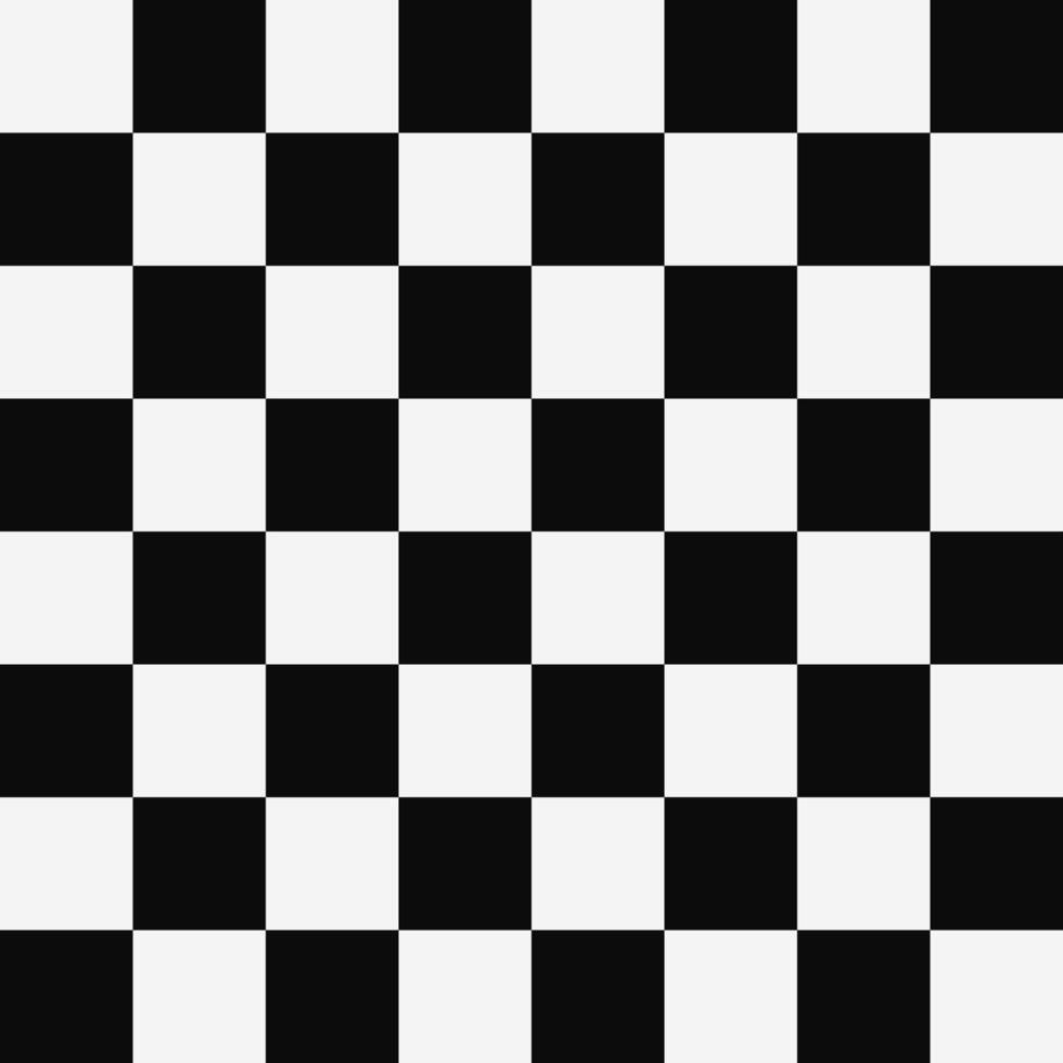 Official chess board black and white square background - Vector