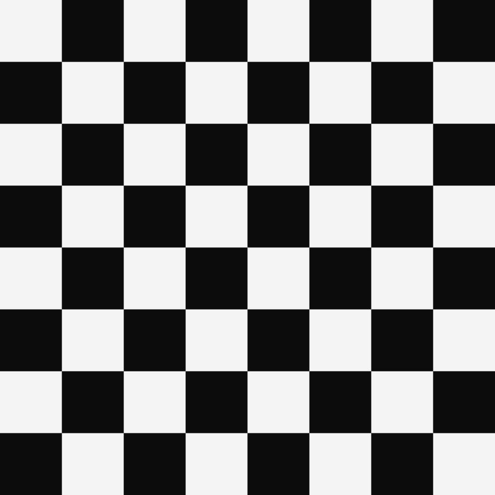 Official chess board black and white square background - Vector