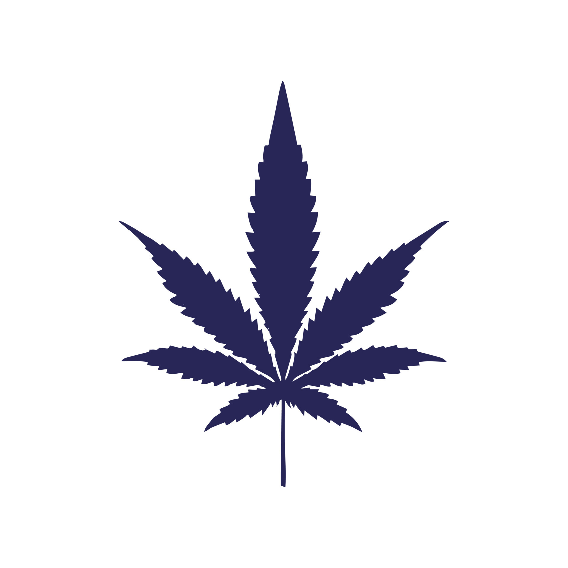 marijuana leaf icon vector design 6644596 Vector Art at Vecteezy