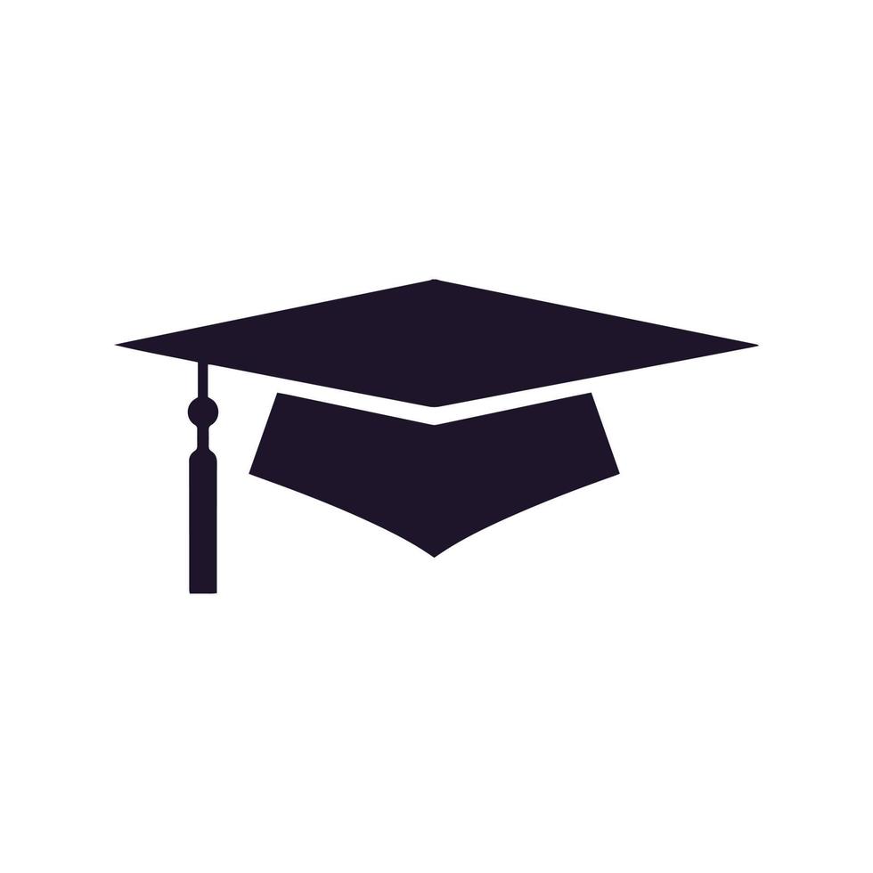 Graduation hat vector illustration in the flat style. Graduation cap  isolated on the transparent background. 12352057 Vector Art at Vecteezy