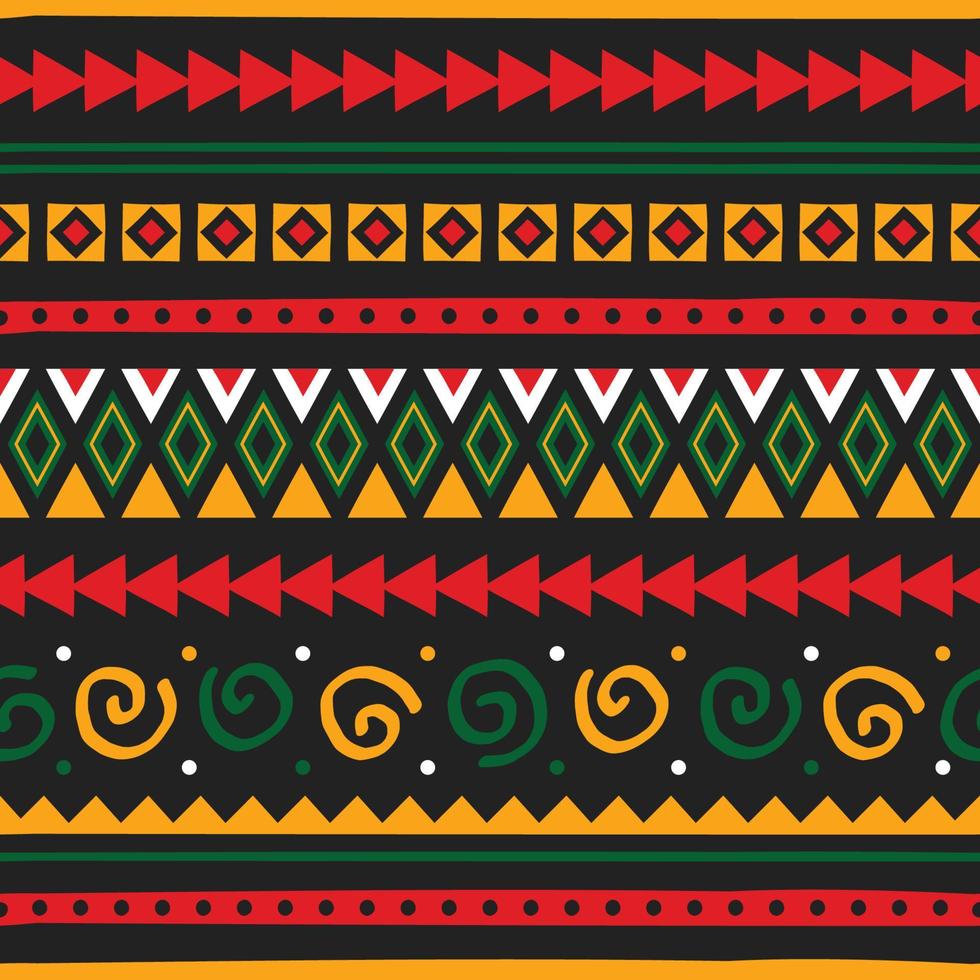African Seamless Pattern vector