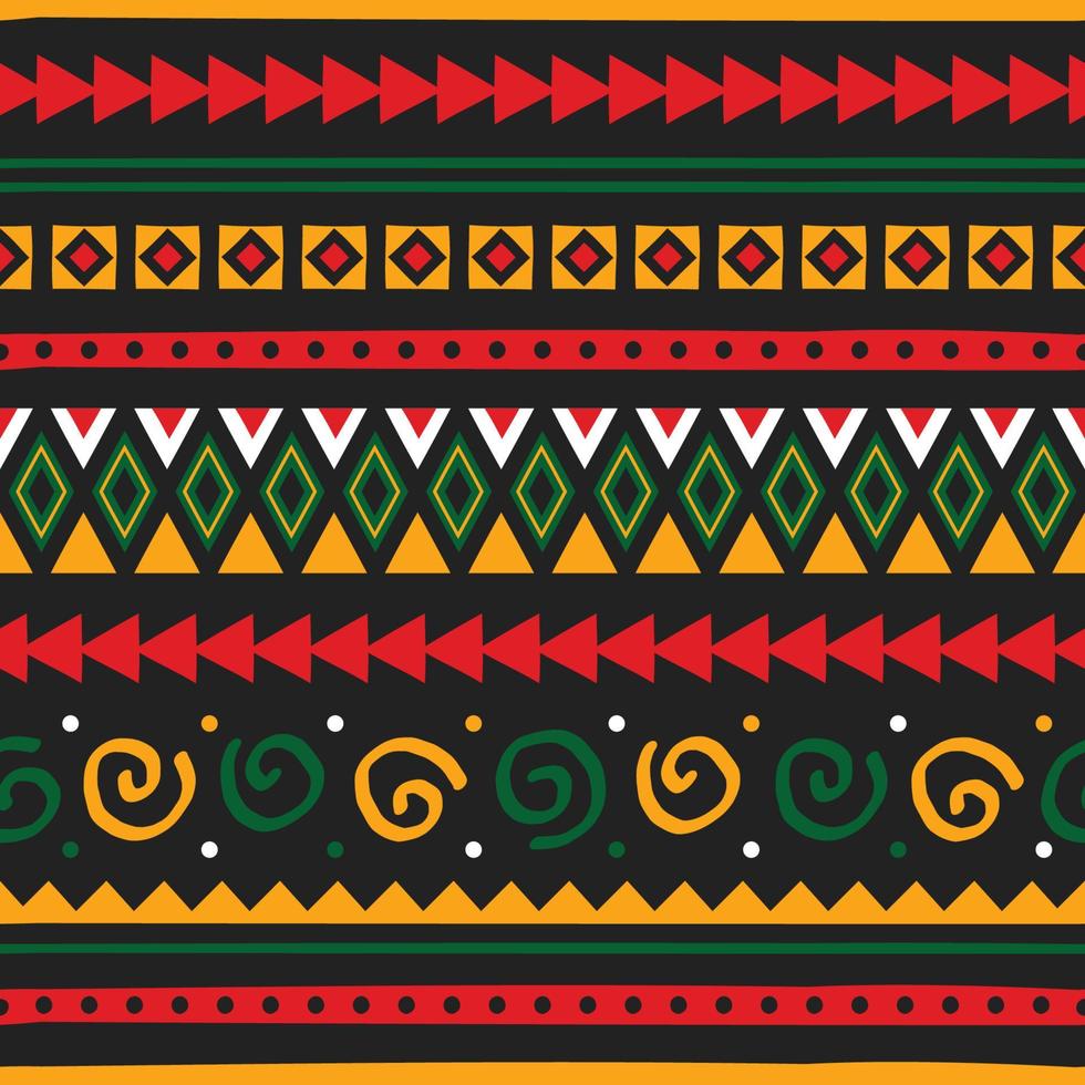 African Seamless Pattern vector