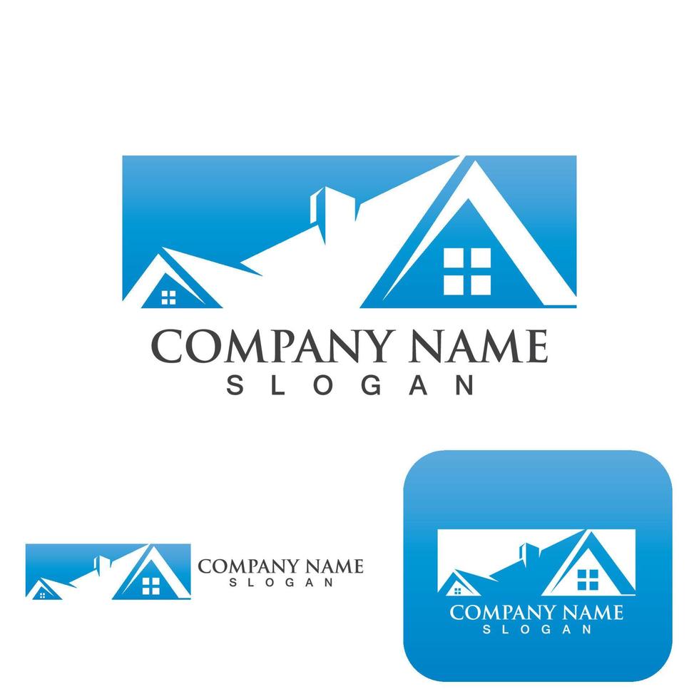 House logo and symbol vector image