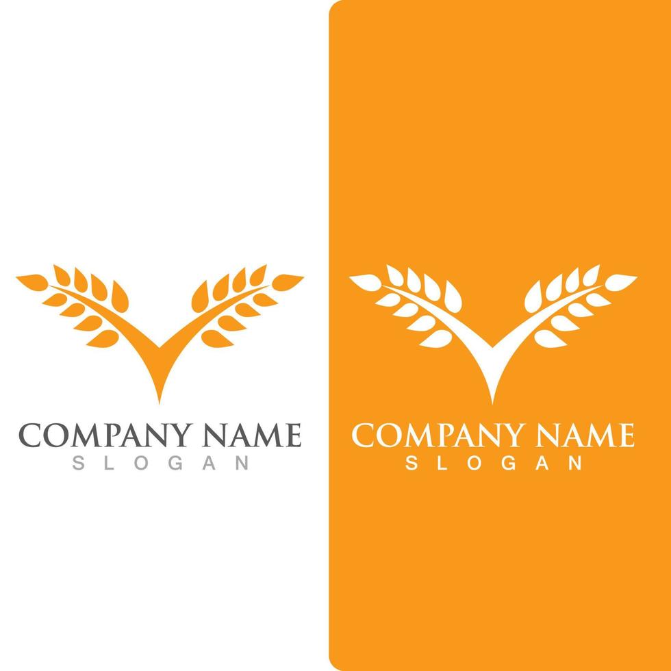 wheat logo vector