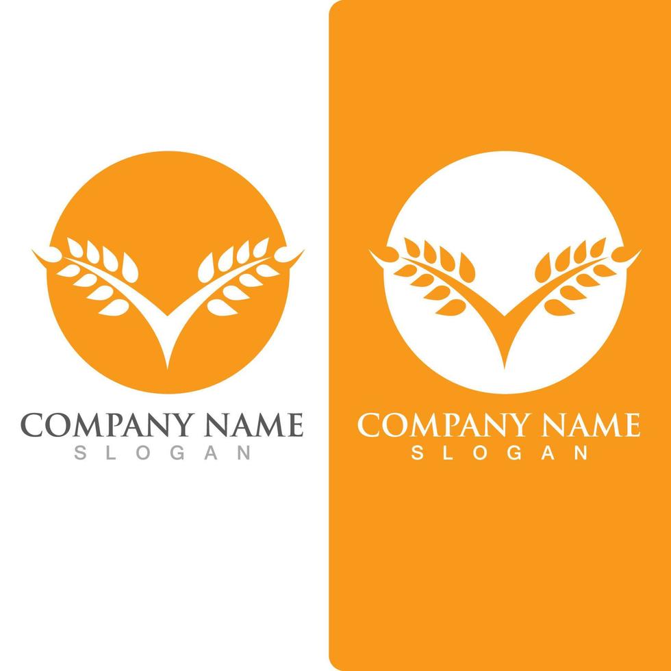 wheat logo vector