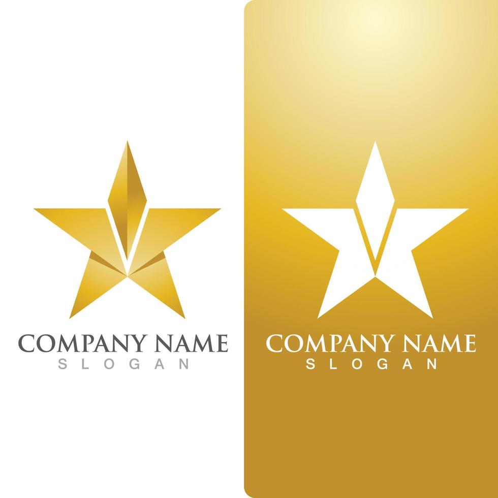 Star logo and symbol  icon Template vector