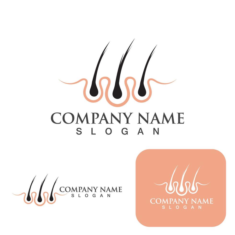 Hair Transplant Logo Company Vector Art, Icons, and Graphics for Free