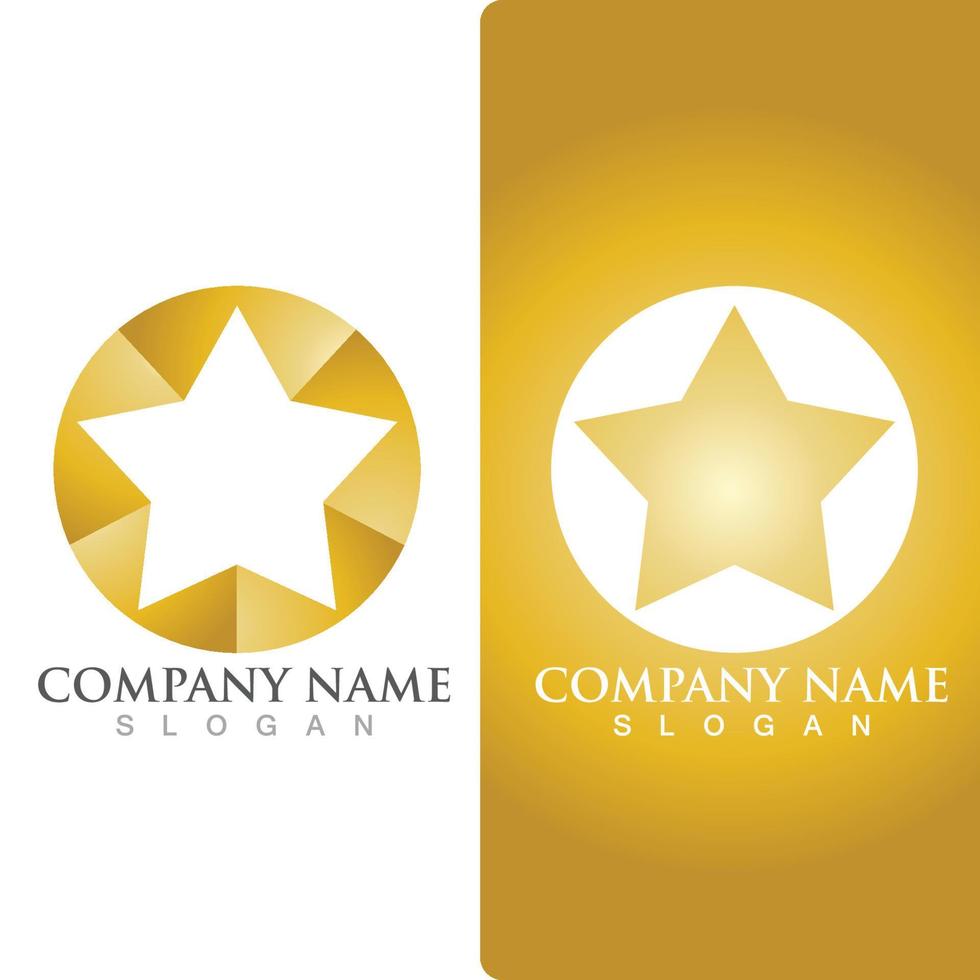 Star logo and symbol  icon Template vector