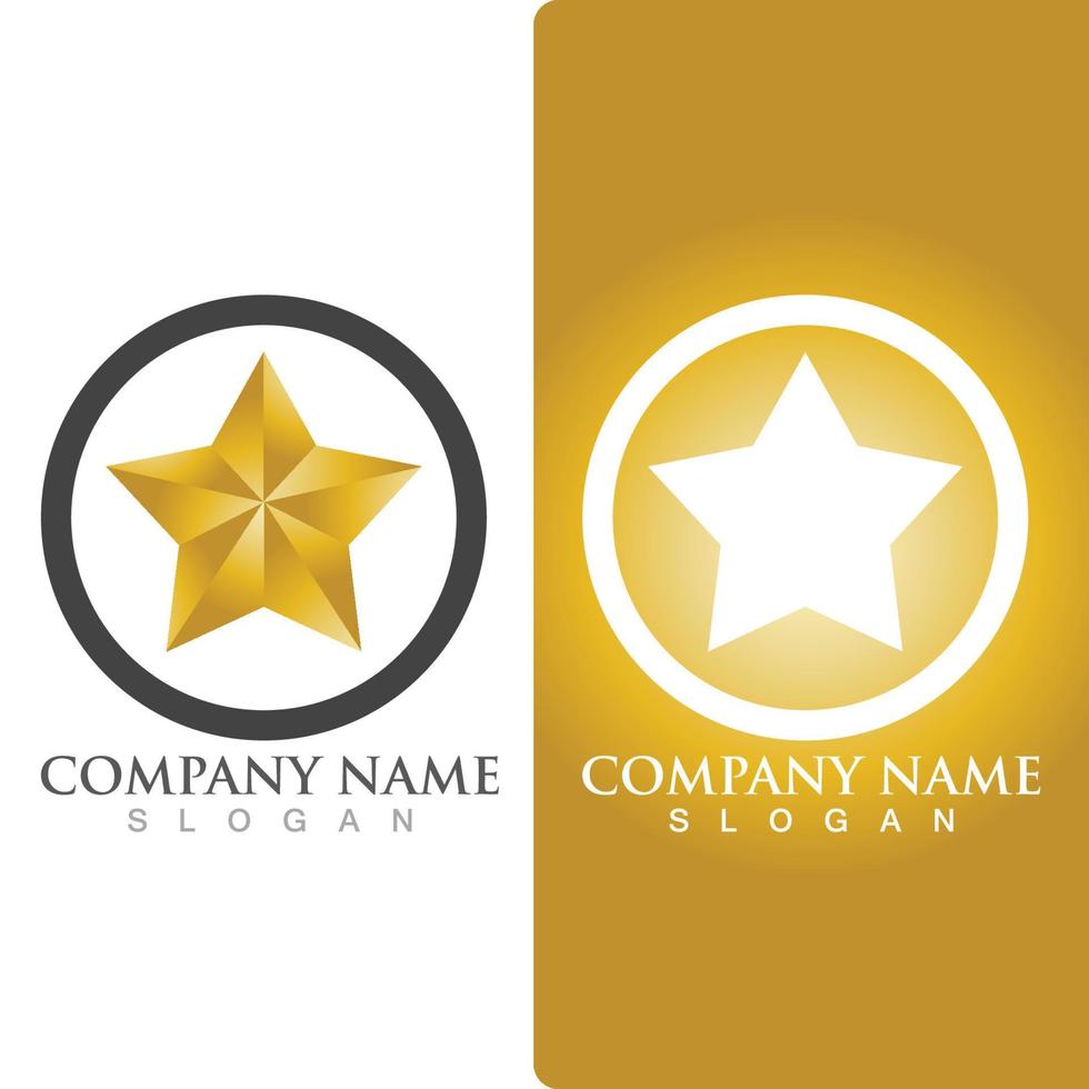 Star logo and symbol  icon Template vector